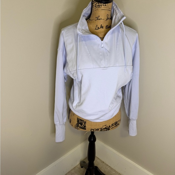 Gray Half-Zip Pullover Sweatshirt - Picture 2 of 6